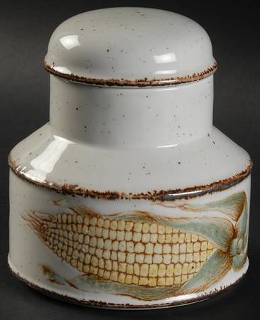 Maize Sugar Bowl & Lid