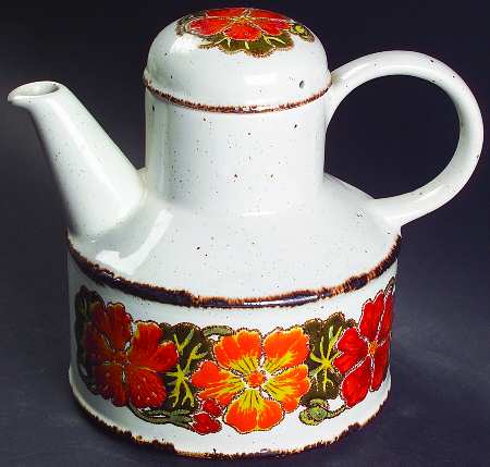 Nasturtium Teapot & Lid