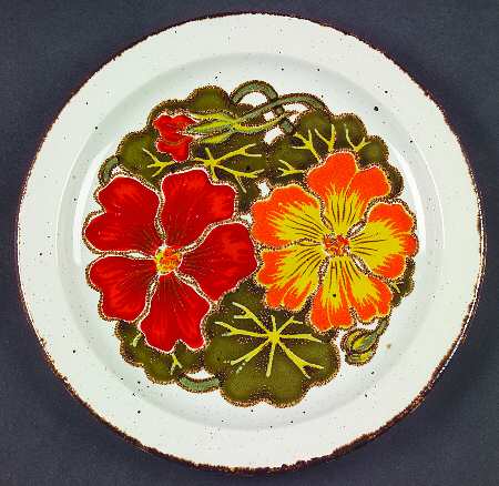 Nasturtium Salad Plate