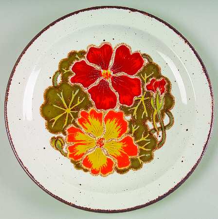 Nasturtium Salad Plate