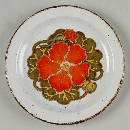 Nasturtium Bread & Butter Plate