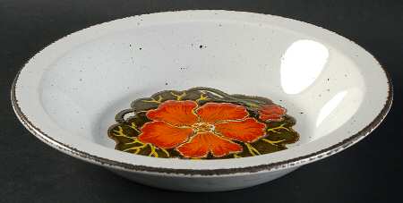 Nasturtium Rim Soup Bowl