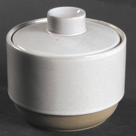 Natural Sugar Bowl & Lid