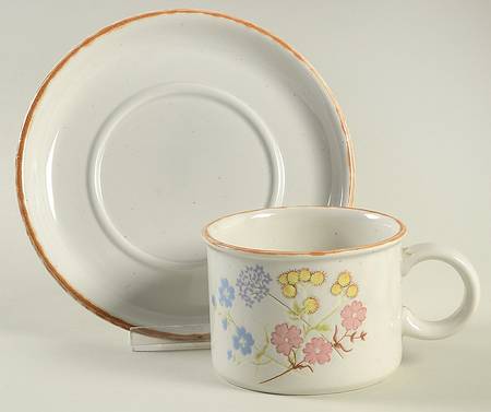 Penny Lane Flat Cup & Saucer Set