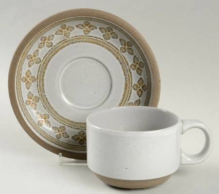 Provence Flat Cup & Saucer Set