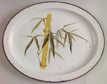 Rangoon 13" Oval Serving Platter