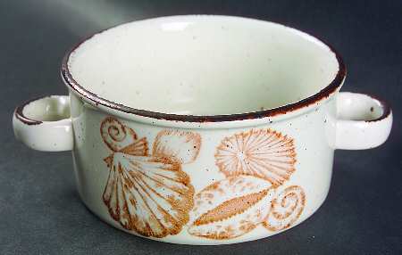 Seascape Flat Cream Soup Bowl