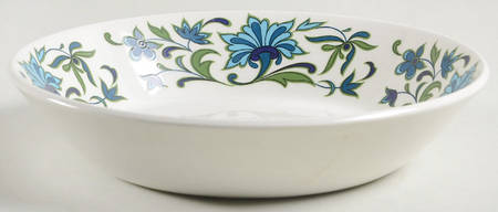 Spanish Garden (Rim) Coupe Soup Bowl