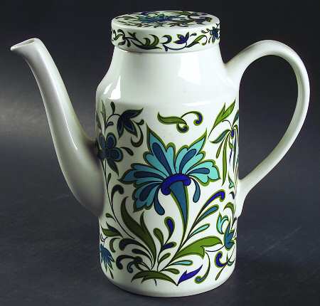Spanish Garden (Rim) Coffee Pot & Lid