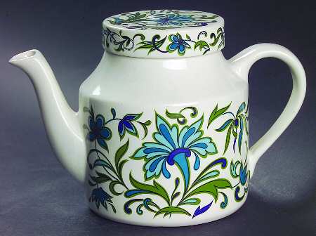 Spanish Garden (Rim) Mini Teapot & Lid