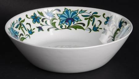 Spanish Garden (Rim) 8" Round Vegetable Bowl