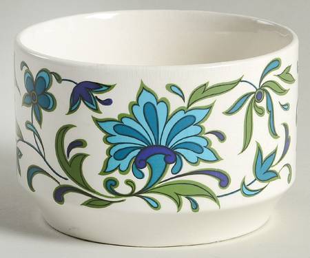 Spanish Garden (Rim) Open Sugar Bowl
