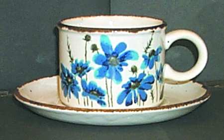 Spring Flat Cup & Saucer Set