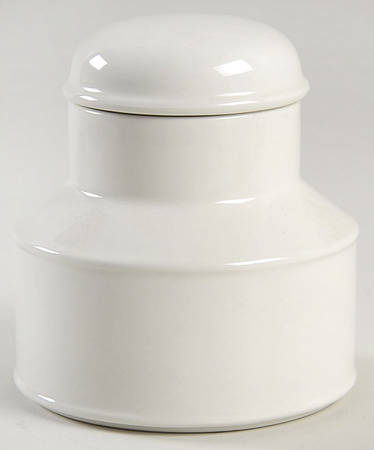 Stonehenge White Sugar Bowl & Lid