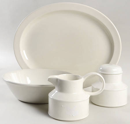 Stonehenge White 5 Piece Hostess Set