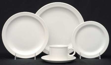 Stonehenge White 5 Piece Place Setting