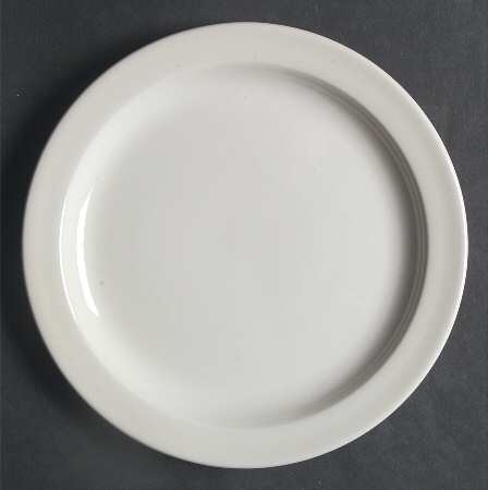Stonehenge White Salad Plate