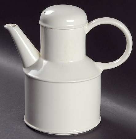 Stonehenge White Coffee Pot & Lid