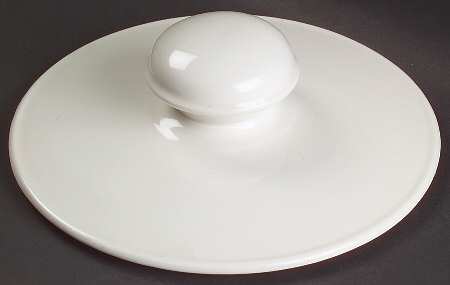 Stonehenge White Lid for 2.5 Qt Round Casserole
