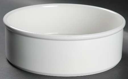 Stonehenge White 8" Round Vegetable Bowl