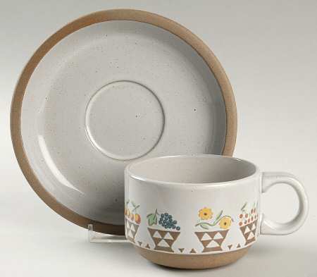 Terrene Flat Cup & Saucer Set