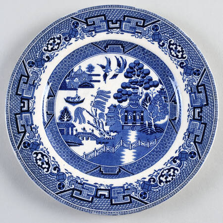 Willow Blue Luncheon Plate