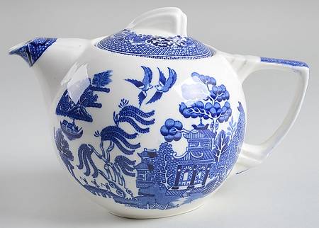 Willow Blue Teapot & Lid