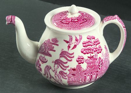 Willow Red (Smooth) Teapot & Lid