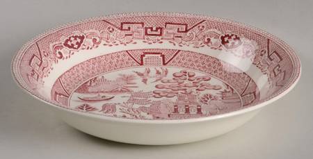 Willow Red (Smooth) Coupe Soup Bowl