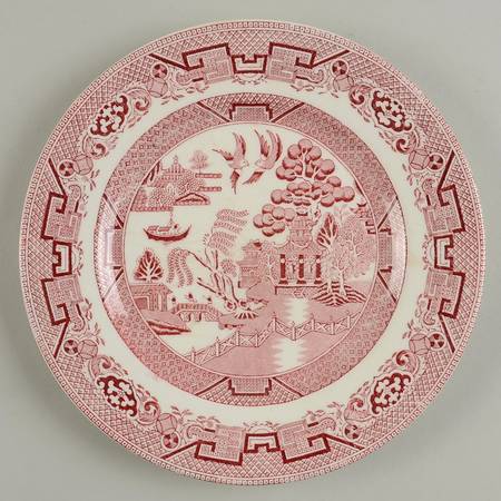 Willow Red (Smooth) Salad Plate