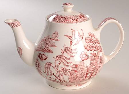 Willow Red (Smooth) Small Teapot & Lid