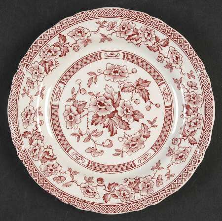 Windsor Red Bread & Butter Plate