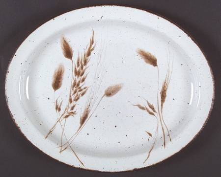 Wild Oats Stonehenge 11" Oval Serving Platter