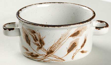 Wild Oats Stonehenge Flat Cream Soup Bowl