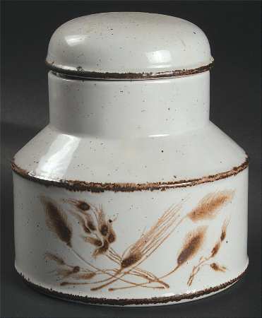 Wild Oats Stonehenge 4" Storage Jar & Lid
