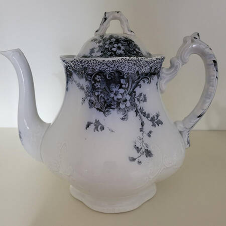 Albemarle-Medway Blue (Transferware) Teapot & Lid