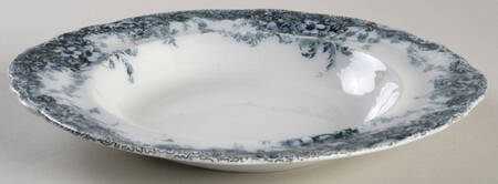 Albemarle-Medway Blue (Transferware) Round Butter No Lid