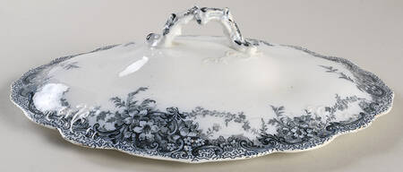 Albemarle-Medway Blue (Transferware) Lid for Oval Vegetable