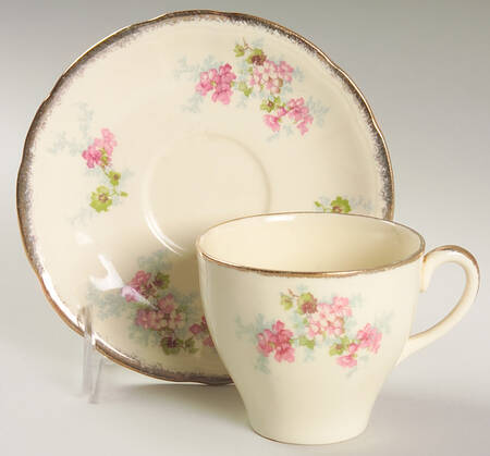 Avondale Flat Cup & Saucer Set