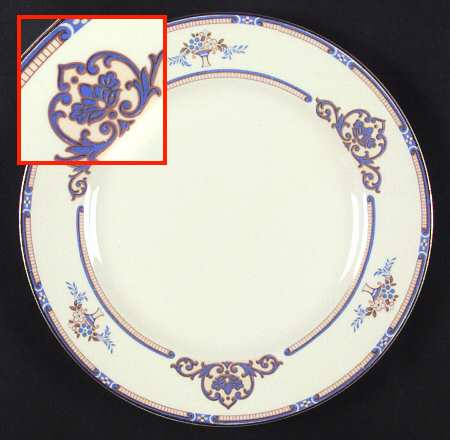 The Belmont Luncheon Plate