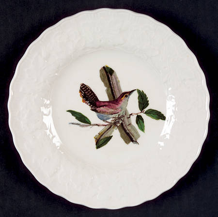 Birds of America (Embossed Floral Rim) Bread & Butter Plate