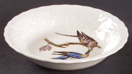 Birds of America (Embossed Floral Rim) Fruit/Dessert (Sauce) Bowl