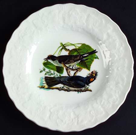 Birds of America (Embossed Floral Rim) Bread & Butter Plate