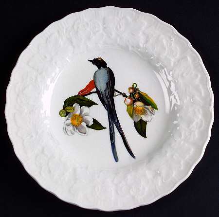 Birds of America (Embossed Floral Rim) Bread & Butter Plate