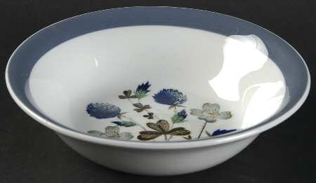 Blue Clover (Smooth Edge) Fruit/Dessert (Sauce) Bowl