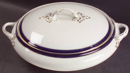 Bleu De Roi Round Covered Vegetable