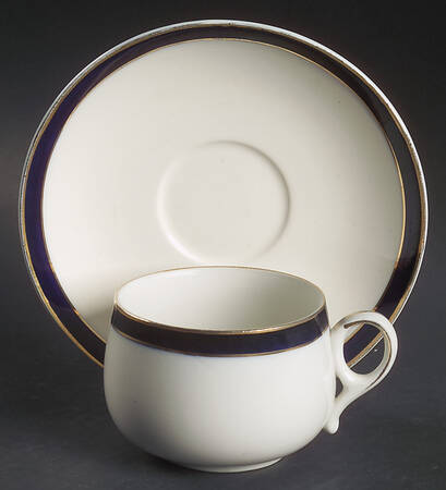 Bleu De Roi Flat Cup & Saucer Set