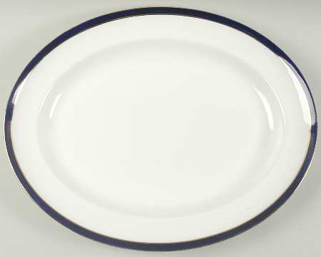 Bleu De Roi 15" Oval Serving Platter