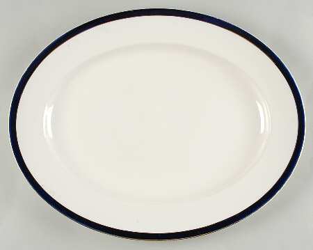 Bleu De Roi 16" Oval Serving Platter