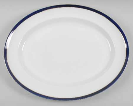 Bleu De Roi 18" Oval Serving Platter